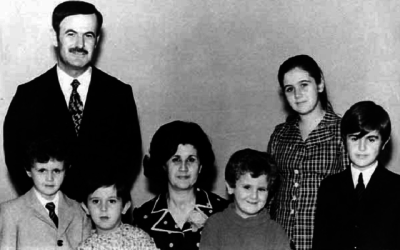 Syria - Assad family portrait