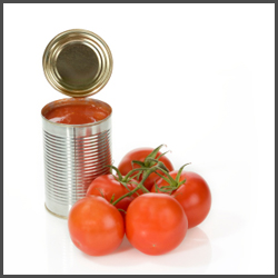 treated food cans